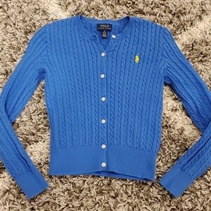 ***SOLD*** Polo by Ralph Lauren Kids Blue Cardigan